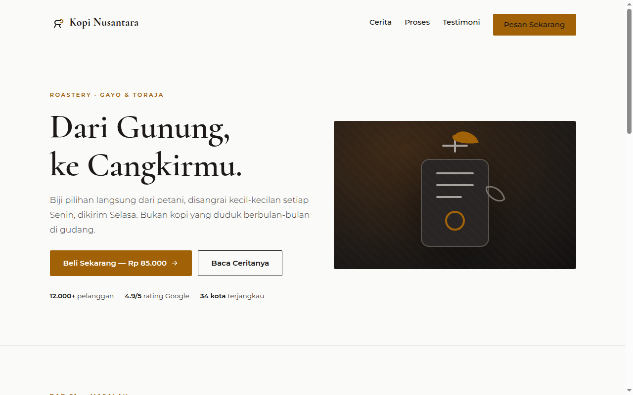 Landing Page
