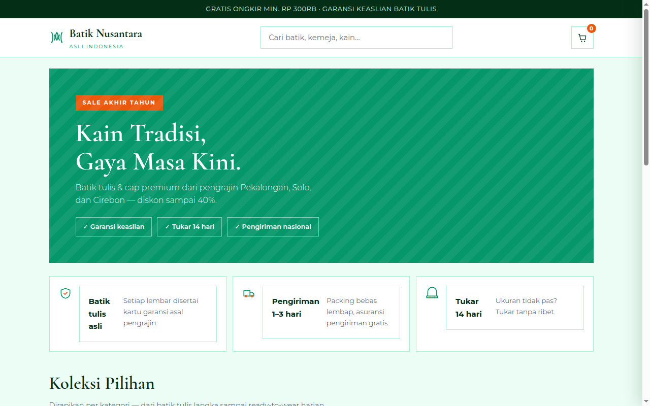 Toko Online (E-Commerce)